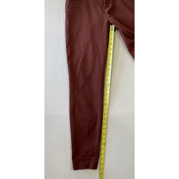 Kuhl Pants Womens Size 8 (31x29) Brooke Skinny Denim Pants Hiking Camp Burgundy - Picture 5 of 14